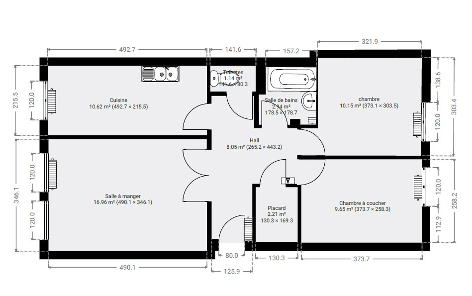 logement Barra plan 2